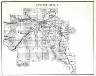 Cascade County, Lewis and Clark National Forest, Adel, Hardy, Cascade, Great Falls, Black Eagle, Salem, Wayne, Riceville, Montana State Atlas 1950c